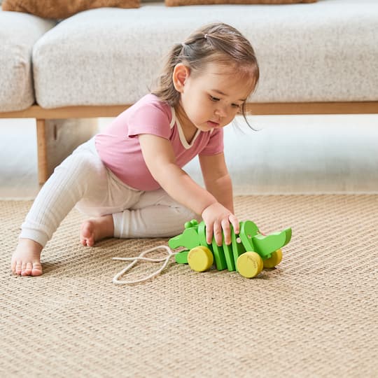 PlanToys Dancing Alligator Wooden Pull Toy